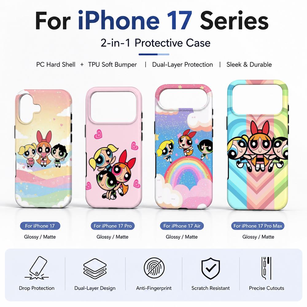 Tablet Accessories For Girls - Anime P-Powerpuff Girls Telefon Kılıfı Film