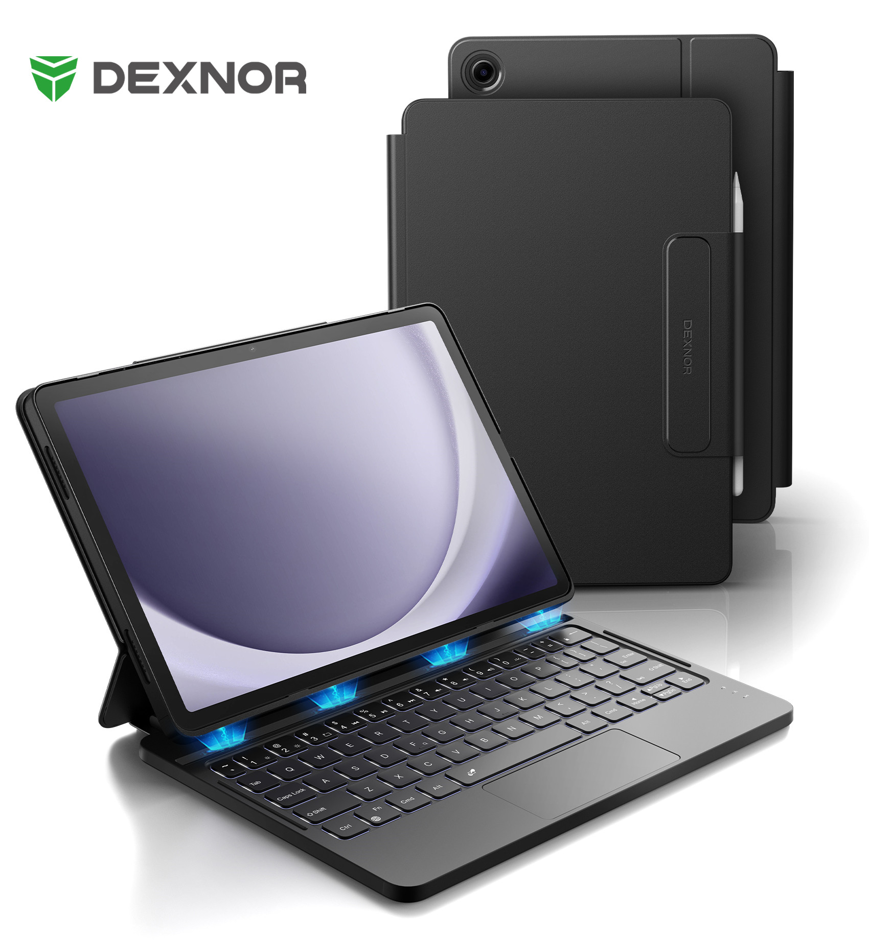 Samsung Tablet With Accessories - Samsung Galaxy Tab A9+Plus Kılıfı Klavyeli