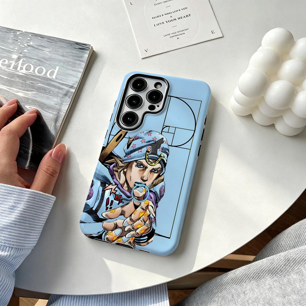 Samsung Galaxy S25 - Sıcak ve havalı Anime J-JOJO Steel