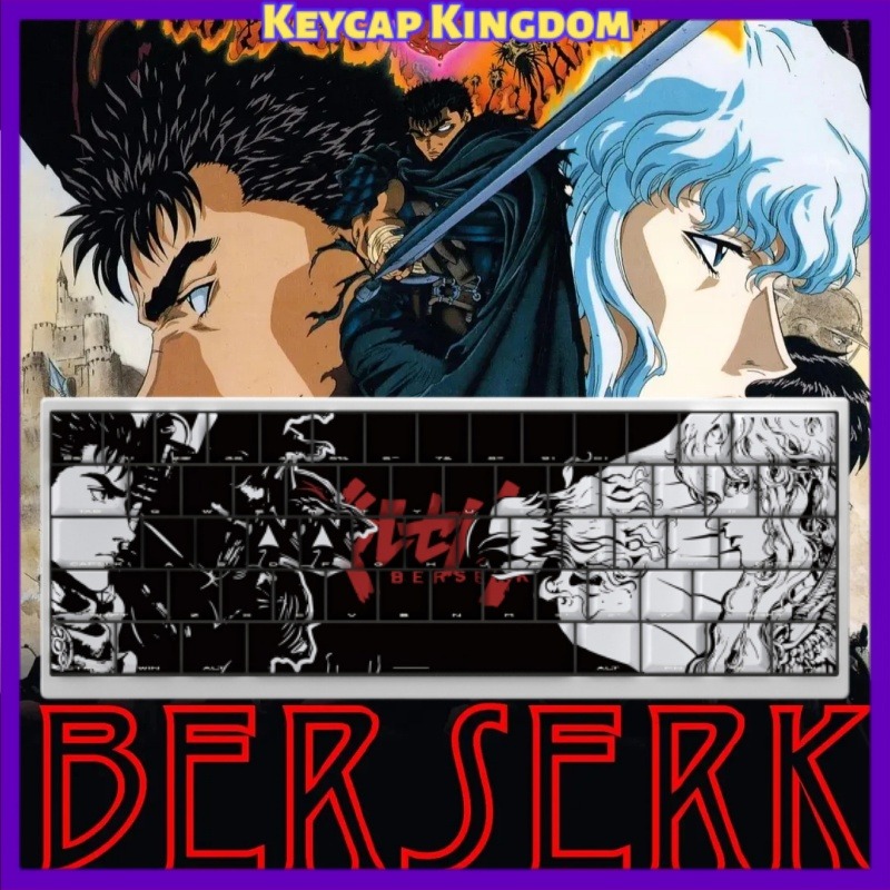 Tablet Accessories Keyboard - BERSERK Tema Anime Klavye Tuş Takımı