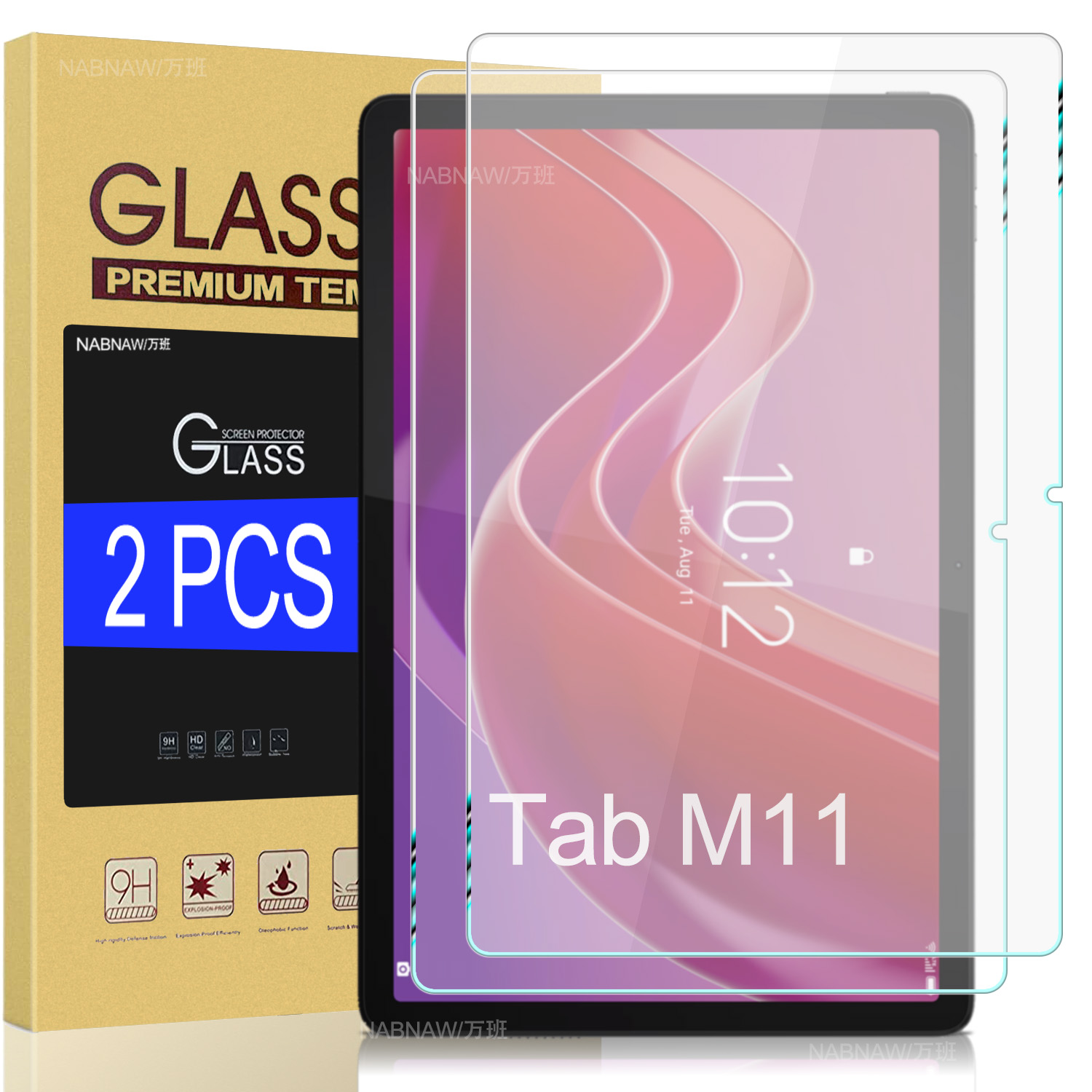 Lenovo Tablet M11 Accessories - 2 adet HD Çizilmeye Dayanıklı Ekran