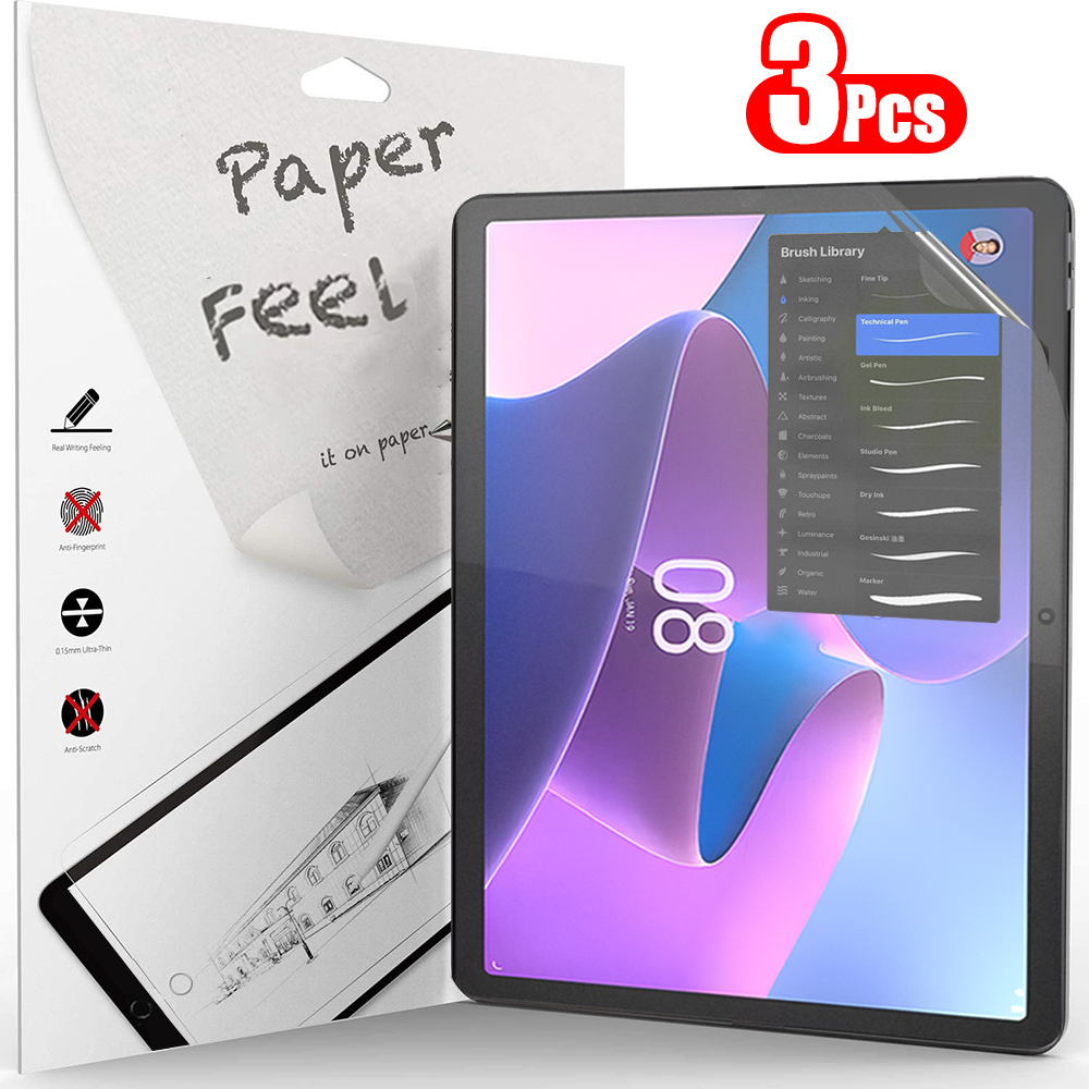 Lenovo Tablet M11 Accessories - 3 Adet Kağıt Hissediyorum Ekran Koruyucu