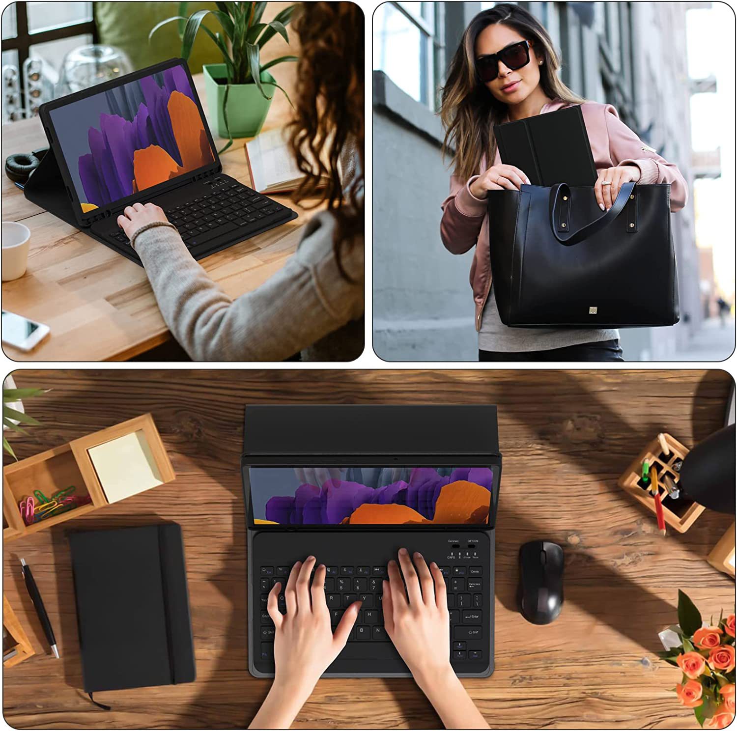 Samsung Galaxy Tab S9 Artı 12. - Samsung Tablet Keyboard Accessories incelemesi ve fiyatı
