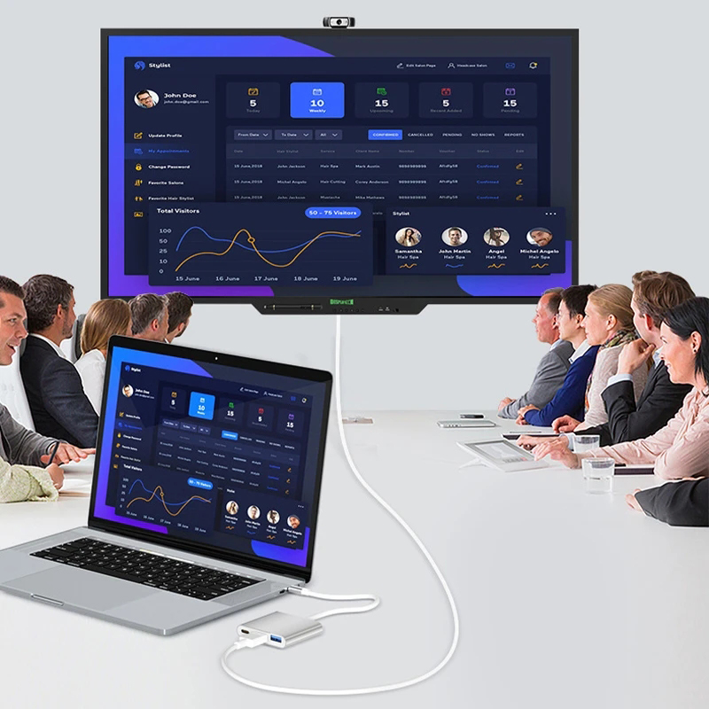3'ü 1 arada USB Type C Hub, 4K - Samsung Tablet With Accessories incelemesi ve fiyatı