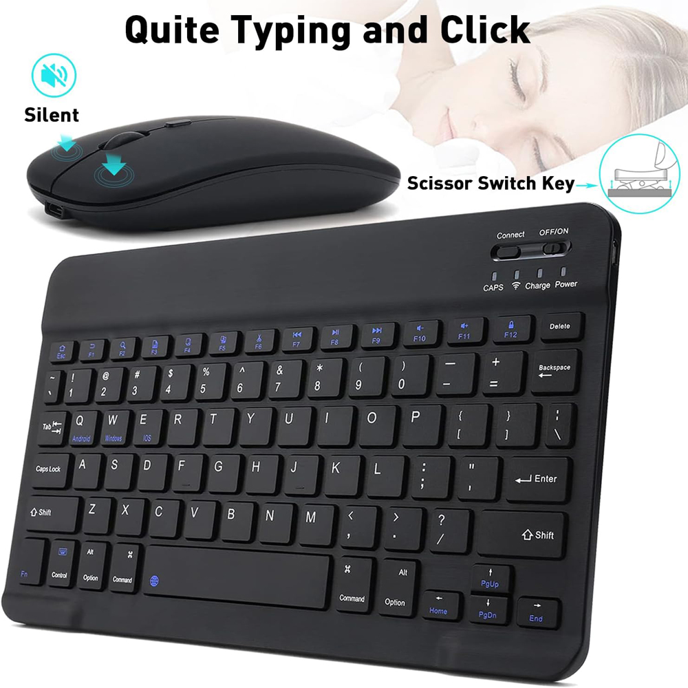 10 inç Kablosuz Bluetooth Mini - Tablet Accessories Keyboard incelemesi ve fiyatı
