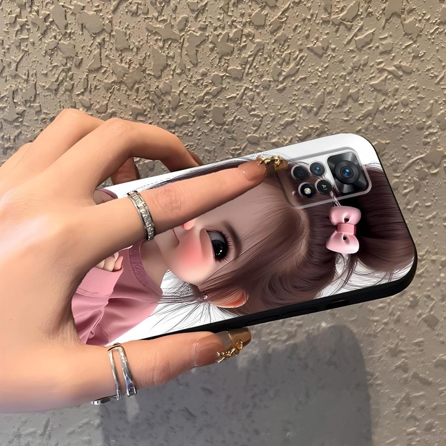Karikatür Kız Desenli Telefon  - Tablet Accessories For Girls incelemesi ve fiyatı
