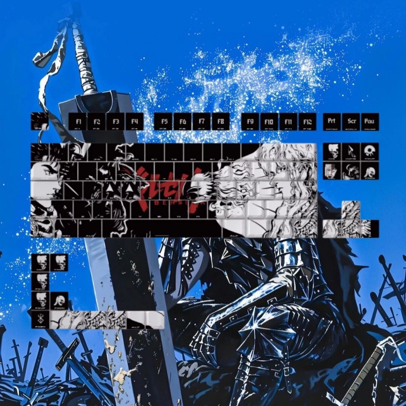 BERSERK Tema Anime Klavye Tuş  - Tablet Accessories Keyboard incelemesi ve fiyatı