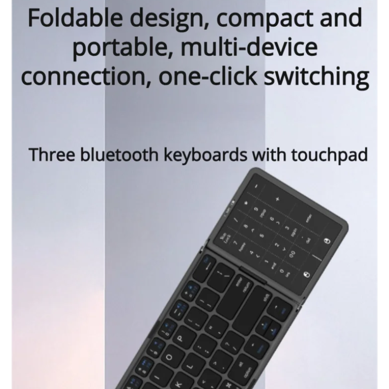 Yeni Üç Katlı Katlanabilir Blu - Tablet Accessories Keyboard incelemesi ve fiyatı